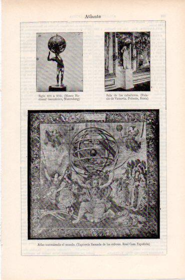 LAMINA ESPASA PV50467: Tapiceria de las esferas, Real Casa Española