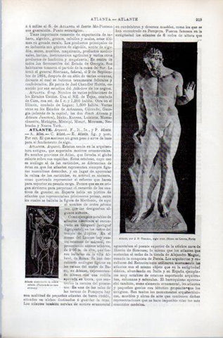 LAMINA ESPASA PV50466: Atlante por J. B. Theodon siglo XVIII