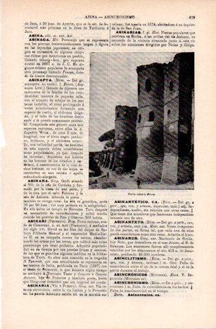 LAMINA ESPASA PV50454: Puerta Asinaria, Roma