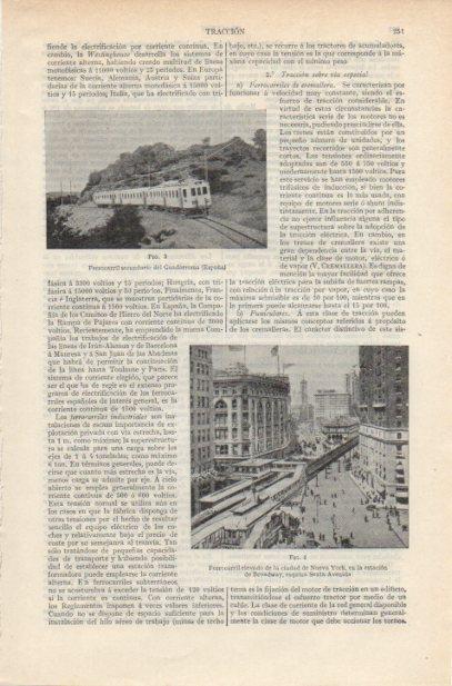 LAMINA ESPASA PV50668: Ferrocarril elevado de Nueva York estacion Broadway