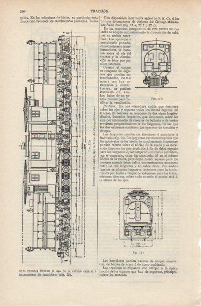 LAMINA ESPASA PV50665: Locomotora de viajeros del Chicago - Milwankee