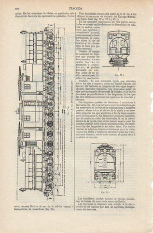 LAMINA ESPASA PV50665: Locomotora de viajeros del Chicago - Milwankee
