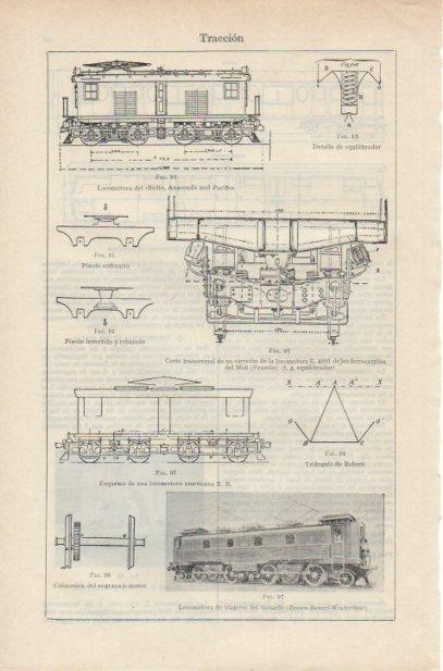 LAMINA ESPASA PV50662: Traccion locomotora