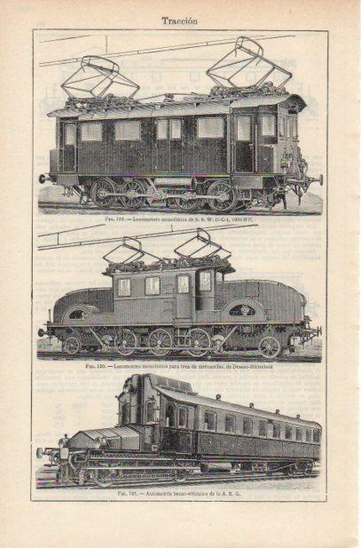 LAMINA ESPASA PV50655: Locomotoras monofasicas