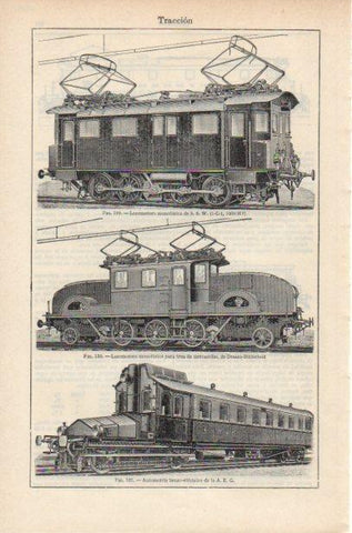LAMINA ESPASA PV50655: Locomotoras monofasicas