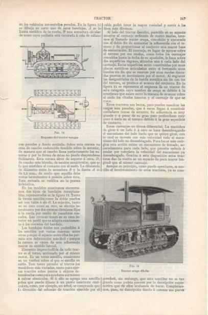 LAMINA ESPASA PV50672: Tractor de oruga Holt