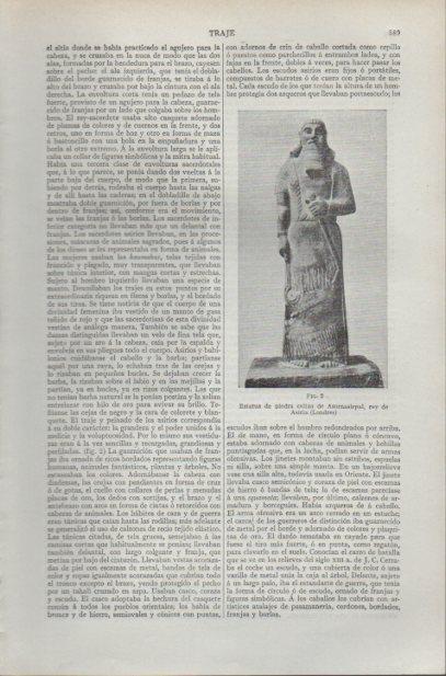 LAMINA ESPASA PV50700: Estatua de Asurnasirpal rey de Asiria