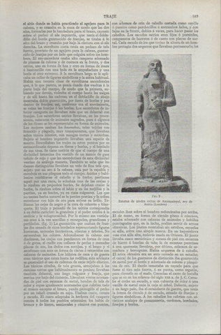 LAMINA ESPASA PV50700: Estatua de Asurnasirpal rey de Asiria