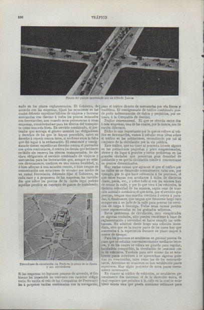 LAMINA ESPASA PV50692: Planta del puente proyectado por Sir A. Jarrow