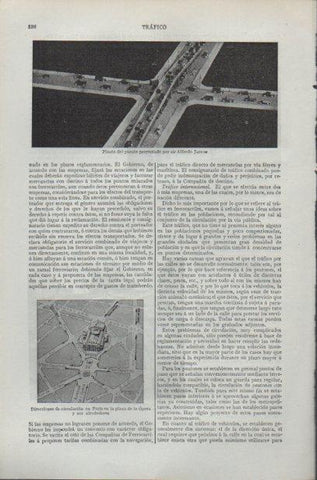 LAMINA ESPASA PV50692: Planta del puente proyectado por Sir A. Jarrow