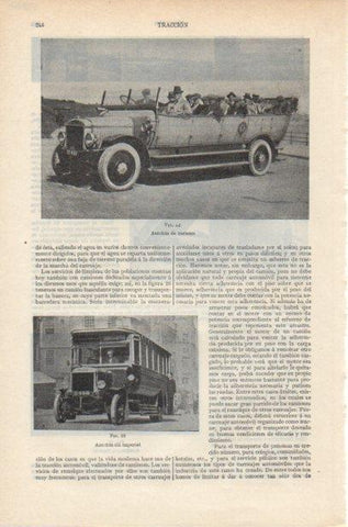 LAMINA ESPASA PV50671: Autobus de turismo 