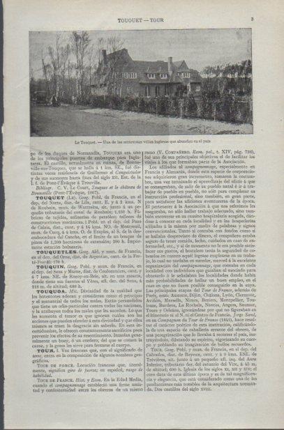 LAMINA ESPASA PV50602: Villas inglesas en Le Touquet, Francia