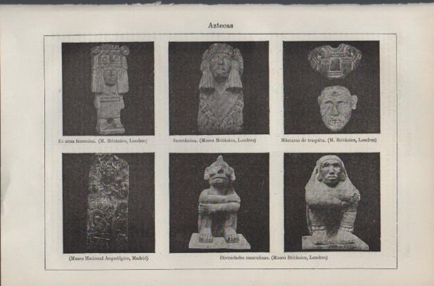 LAMINA ESPASA PV50587: Esculturas aztecas