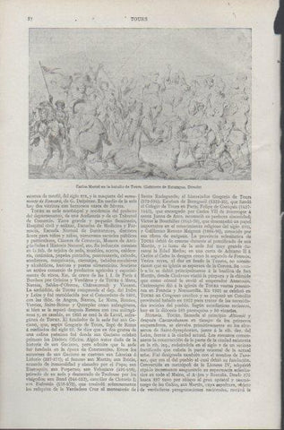 LAMINA ESPASA PV50611: Carlos Martel en la batalla de Tours