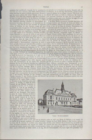 LAMINA ESPASA PV50610: Ayuntamiento de Tours, Francia