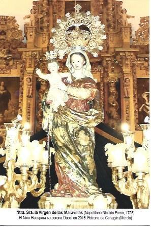 POSTAL A6987: Nuestra Señora de las Maravillas. Cehegin, Murcia