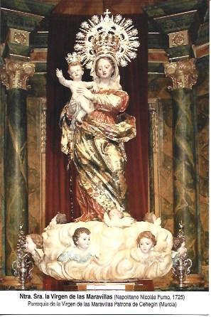 POSTAL A6991: Virgen de las Maravillas por Furno. Cehegin, Murcia