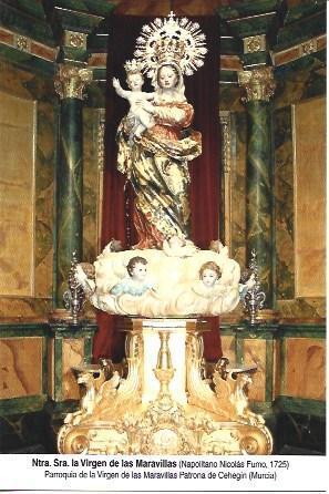 POSTAL A6993: La Patrona de Cehegin, Murcia. Virgen de las Maravillas