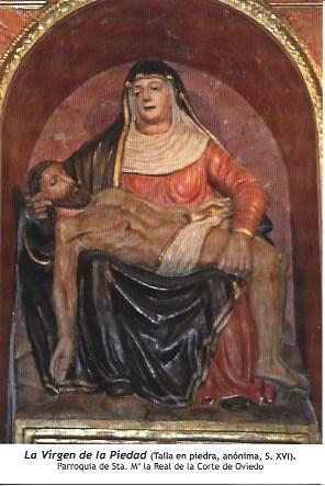 POSTAL A6948: La Virgen de la Piedad. Oviedo