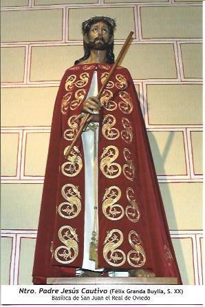 POSTAL A6964: Jesus Cautivo. Oviedo
