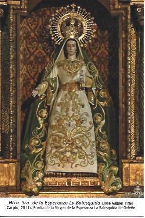 POSTAL A6968: Nuestra Señora de la Esperanza, La Balesquida. Oviedo