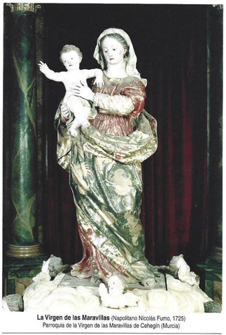 POSTAL A7003: Nuestra Señora de las Maravillas, por Napolitano Nicolas Fumo en 1725
