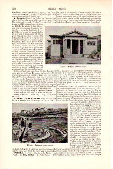 LAMINA V51624: Museo y teatro romano de Fiesole, Italia