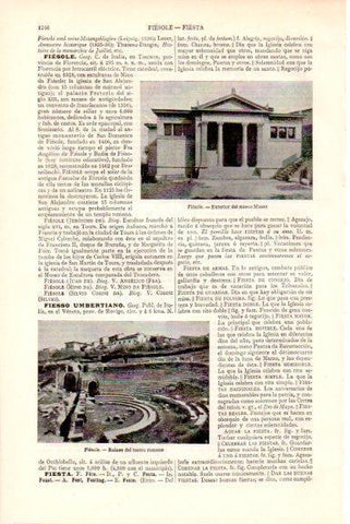 LAMINA V51624: Museo y teatro romano de Fiesole, Italia