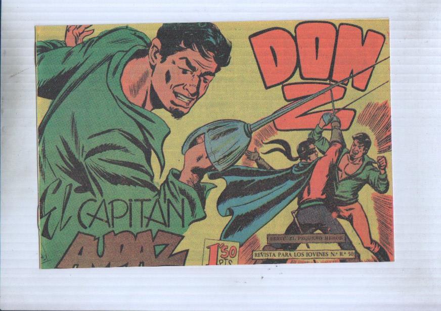 Facsimil: Don Z numero 15: El capitan audaz