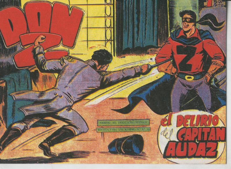 Facsimil: Don Z numero 40: El delirio del Capitan Audaz