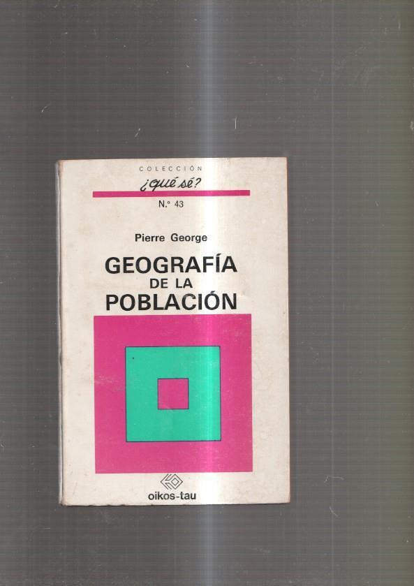 Geografia de la Poblacion