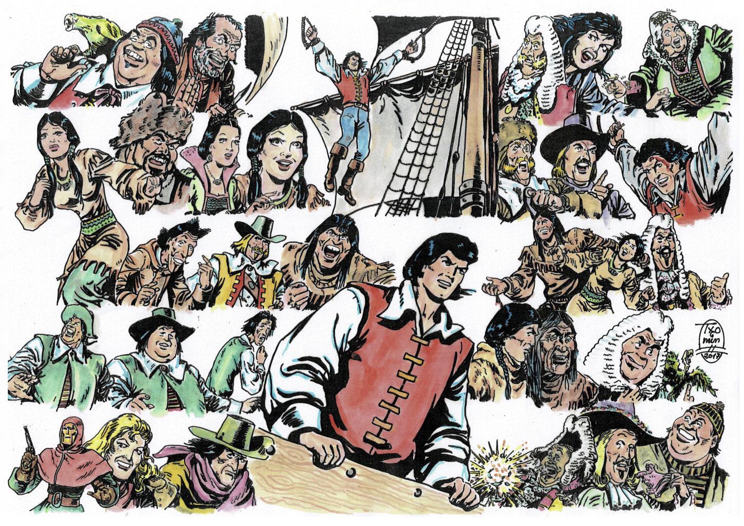 Poster DIN 4 numero 0304: El Corsario de Hierro de Ambros