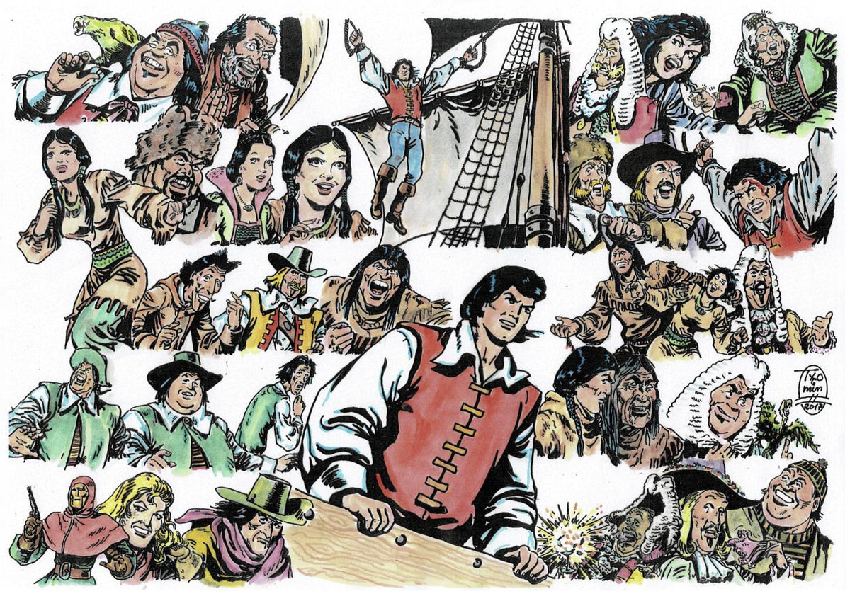 Poster DIN 4 numero 0304: El Corsario de Hierro de Ambros