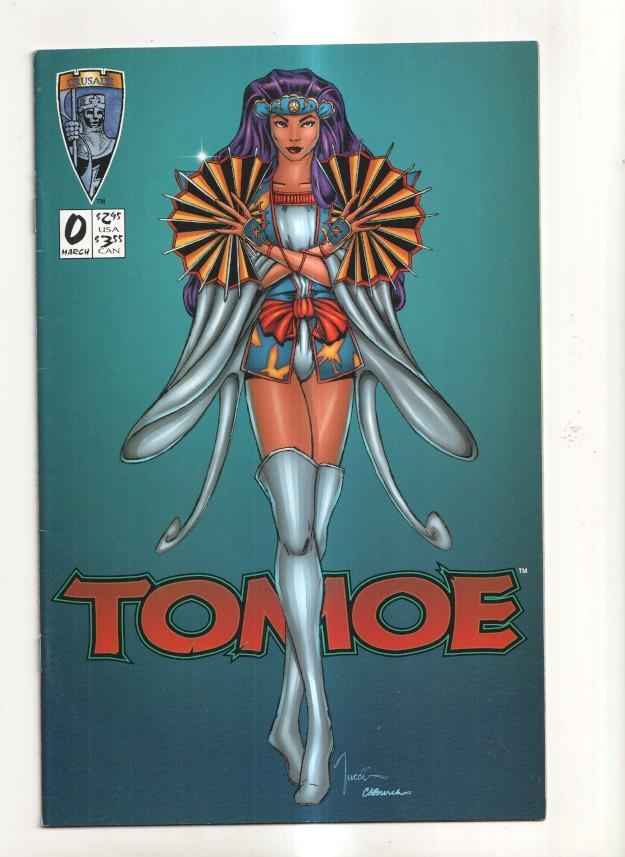 Crusade Comics: Tomoe: Unforgettable fire numero 0 (potada fondo azul)