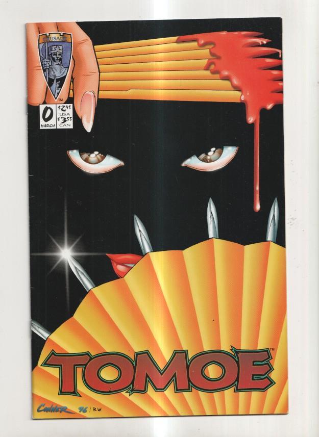 Crusade Comics: Tomoe: Unforgettable fire numero 0 (potada fondo amarillo)