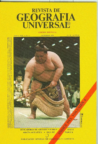 Revista de Geografia Universal volumen 4  numero 6.diciembre 1978: El Sumo