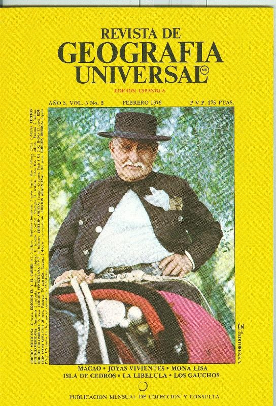 Revista de Geografia Universal volumen 5  numero 2.febrero 1979: Isla de cedros