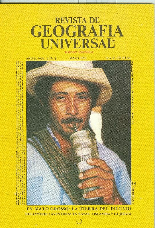Revista de Geografia Universal volumen 5  numero 5.mayo 1979: Mato Grosso