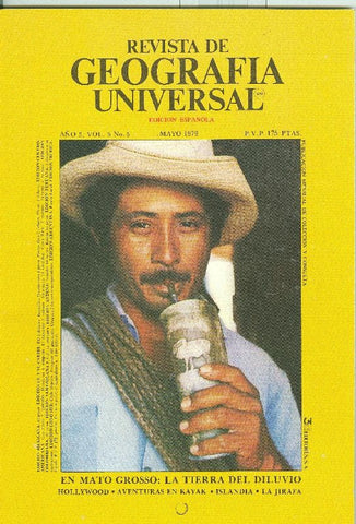Revista de Geografia Universal volumen 5  numero 5.mayo 1979: Mato Grosso