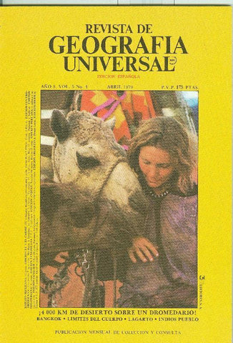 Revista de Geografia Universal volumen 5  numero 4.abril 1979: Bangkok