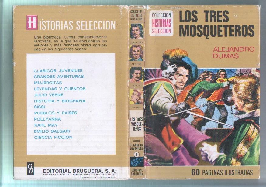 ColeccionHistorias seleccion , serie Clasicos Juveniles numero 06: Los tres mosqueteros