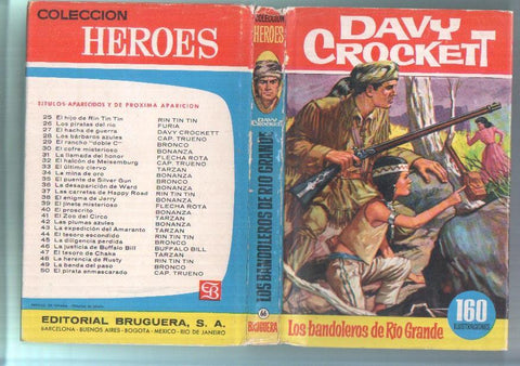 Coleccion Heroes numero 66: Davy Crockett: Los bandoleros de Rio Grande