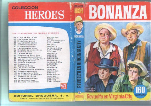 Coleccion Heroes numero 10: Bonanza: Revuelta en Virginia City
