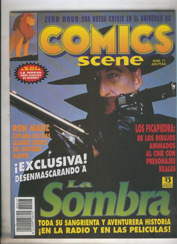 Revista Comics Scene numero 17: La sombra (the shadow)