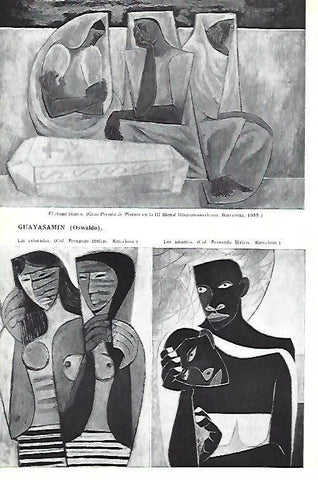 LAMINA ESPASA 40398: Obras de Oswaldo Guayasamin