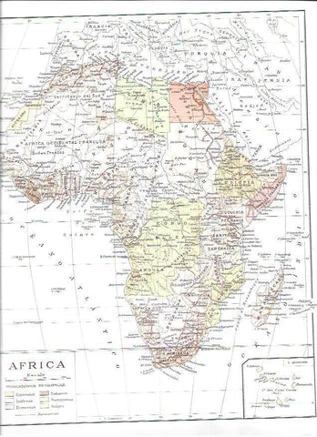 LAMINA ESPASA 40452:Mapa de Africa