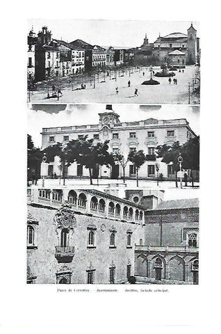 LAMINA ESPASA 40445: Calles de Alcala de Henares