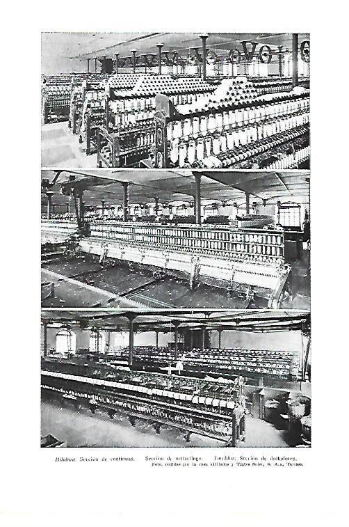 LAMINA ESPASA 40443: Maquinas de hilado