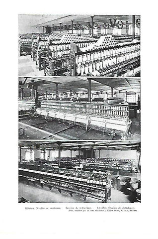 LAMINA ESPASA 40443: Maquinas de hilado