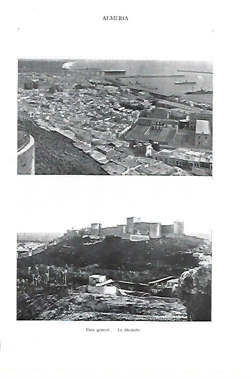 LAMINA ESPASA 40437: Vistas de Almeria